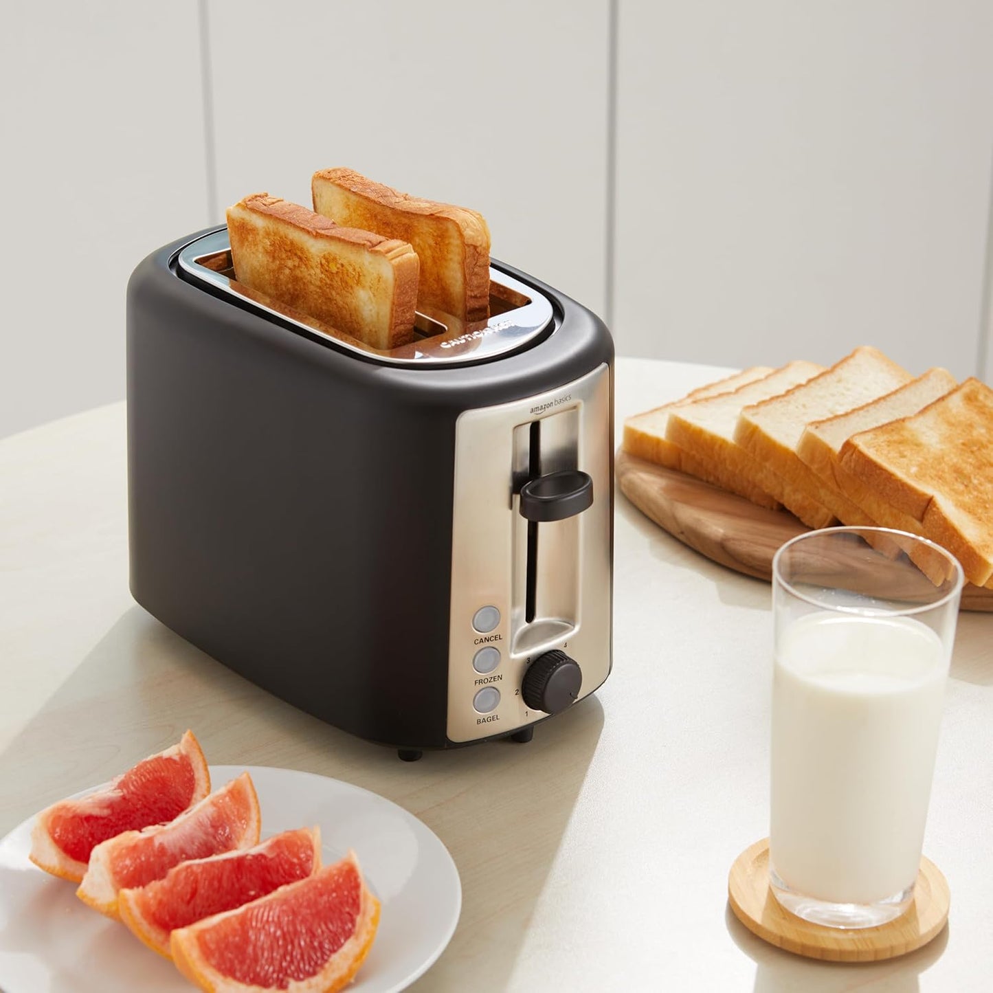 2 Slice Toaster, with 6 Browning Settings