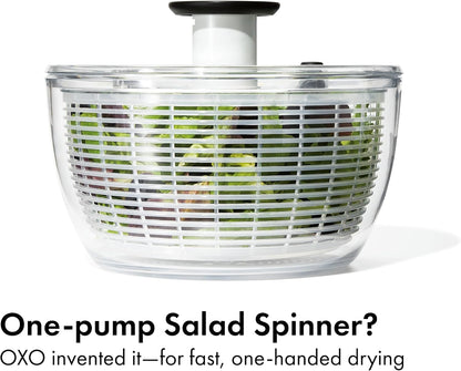 Good Grips Salad Spinner | Fruit Washing Bowl with Strainer 