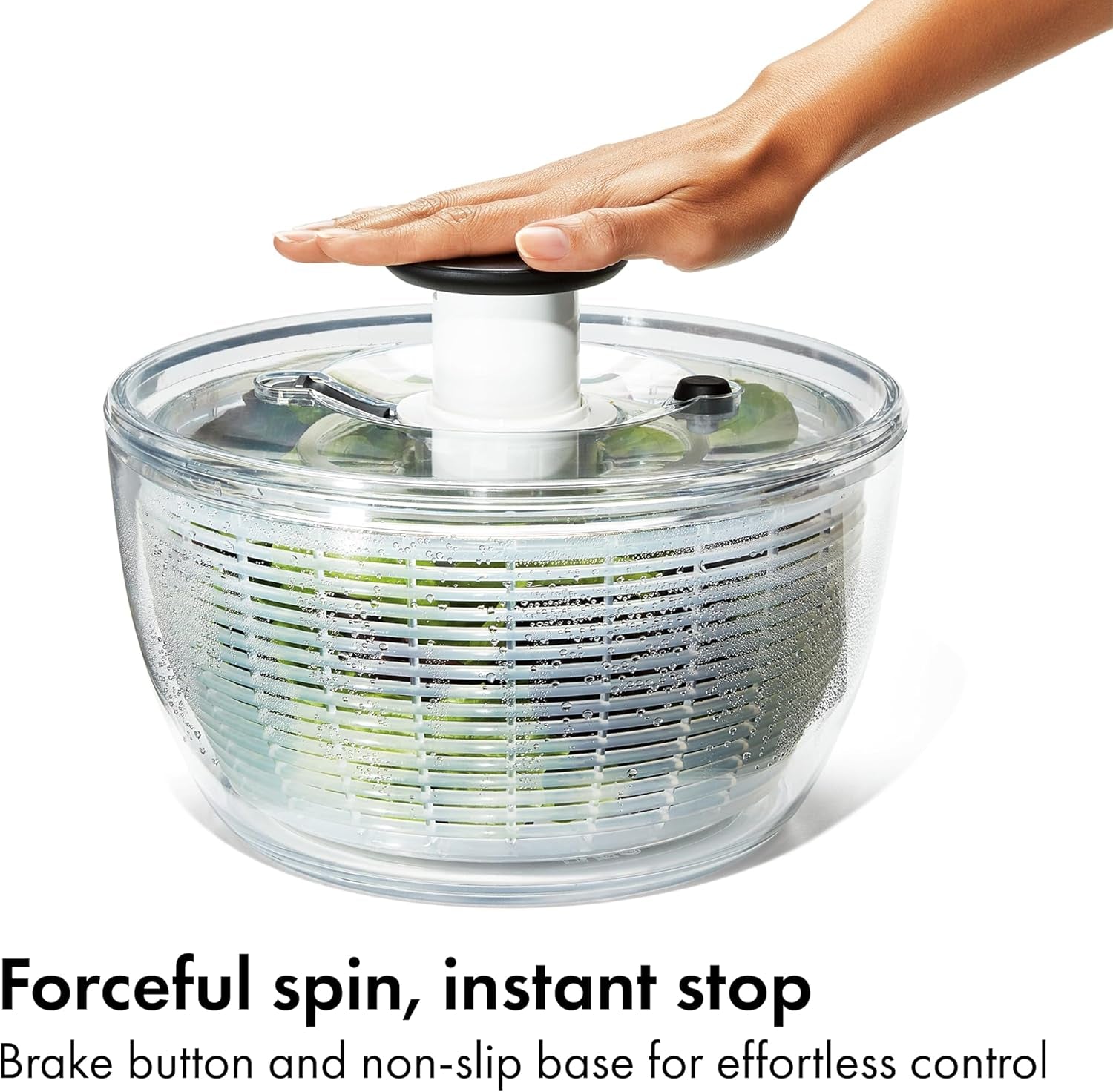 Good Grips Salad Spinner | Fruit Washing Bowl with Strainer 