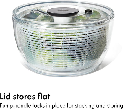 Good Grips Salad Spinner | Fruit Washing Bowl with Strainer 