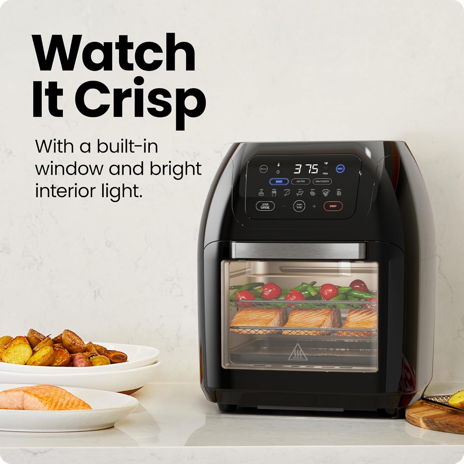 Multifunctional Digital Air Fryer - Rotisserie, Dehydrator, Convection Oven