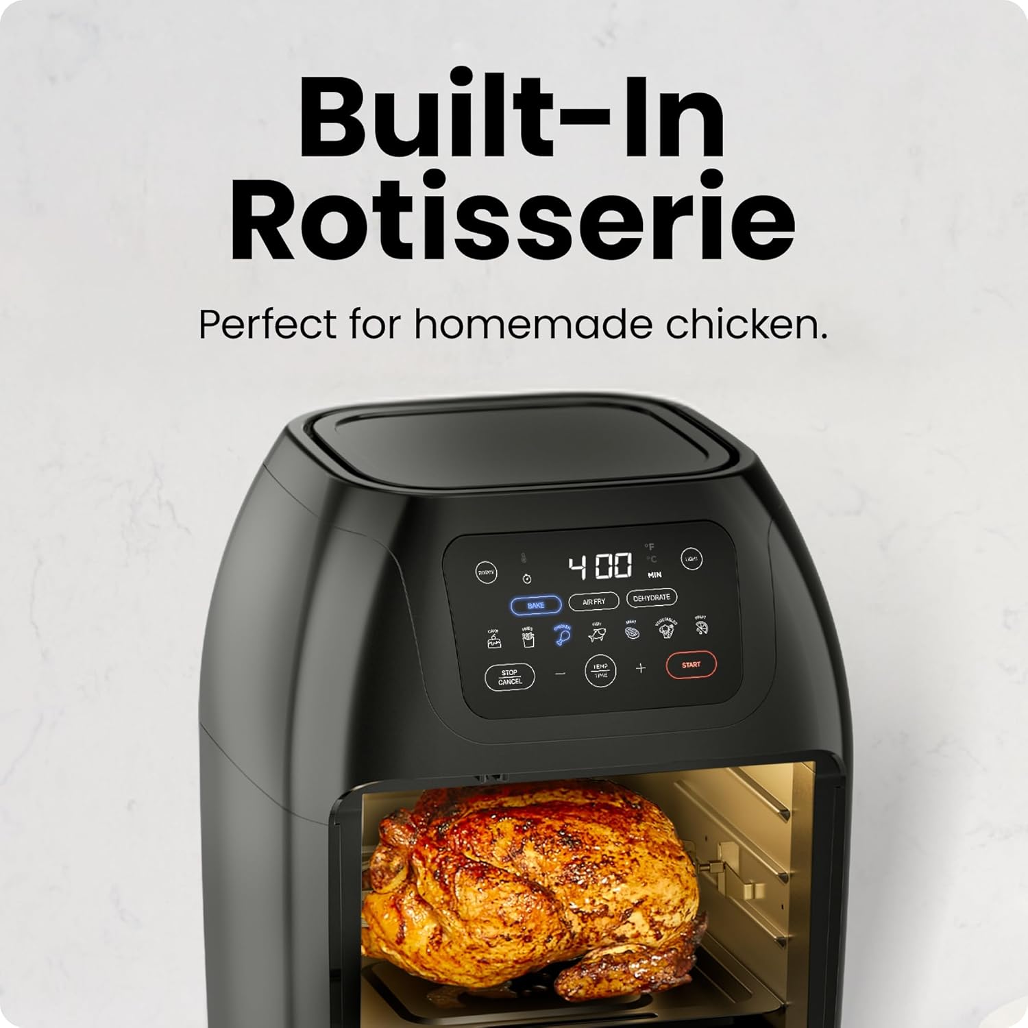 Multifunctional Digital Air Fryer - Rotisserie, Dehydrator, Convection Oven