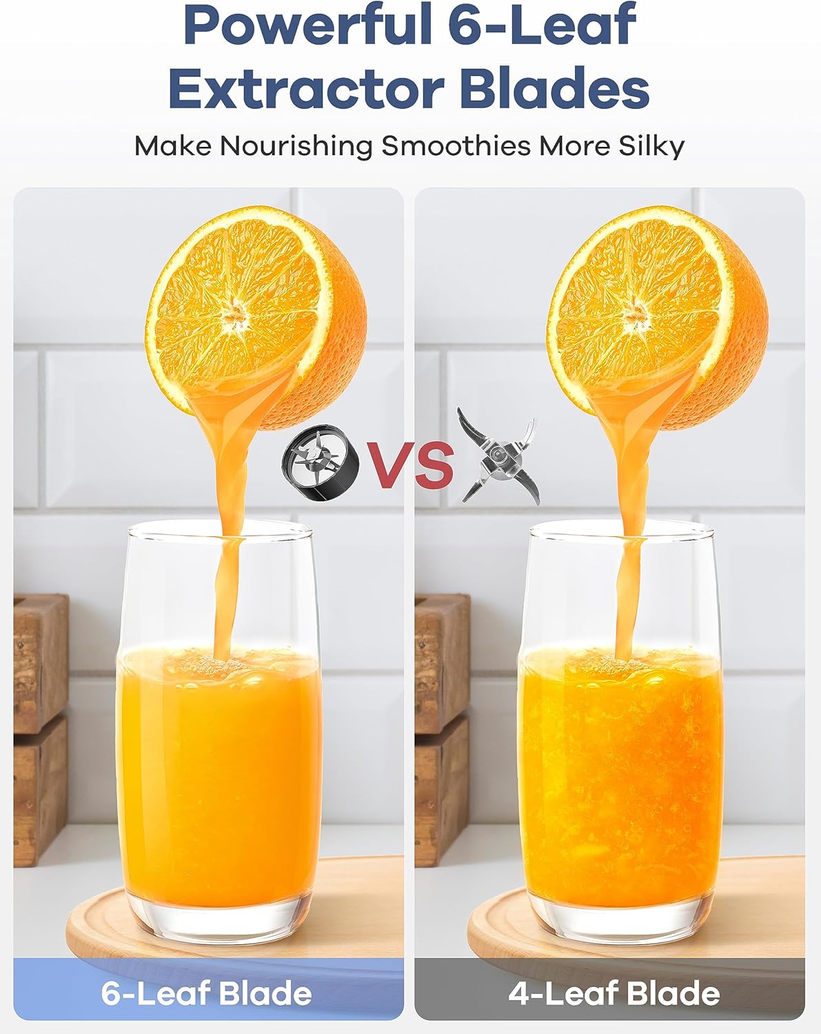 Smoothie Blender, 900W Blenders for Shakes and Smoothies