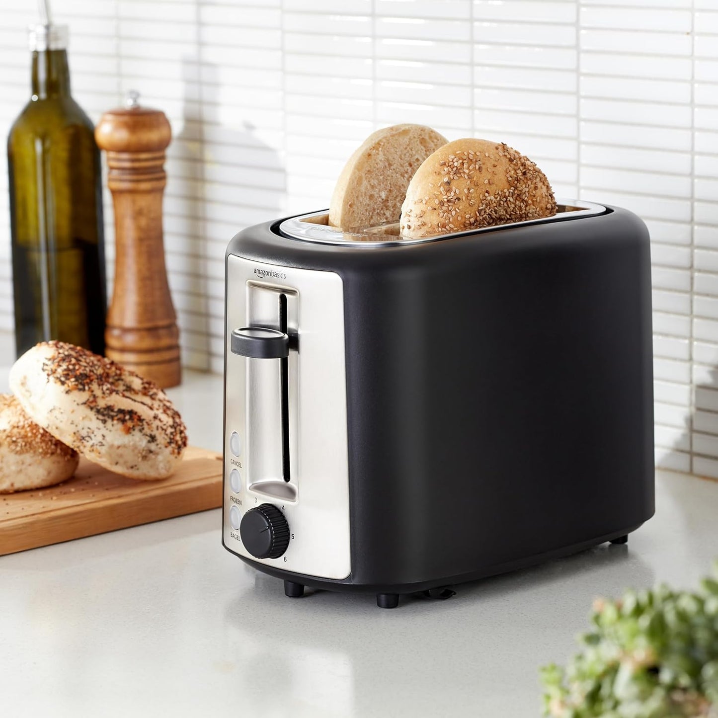 2 Slice Toaster, with 6 Browning Settings