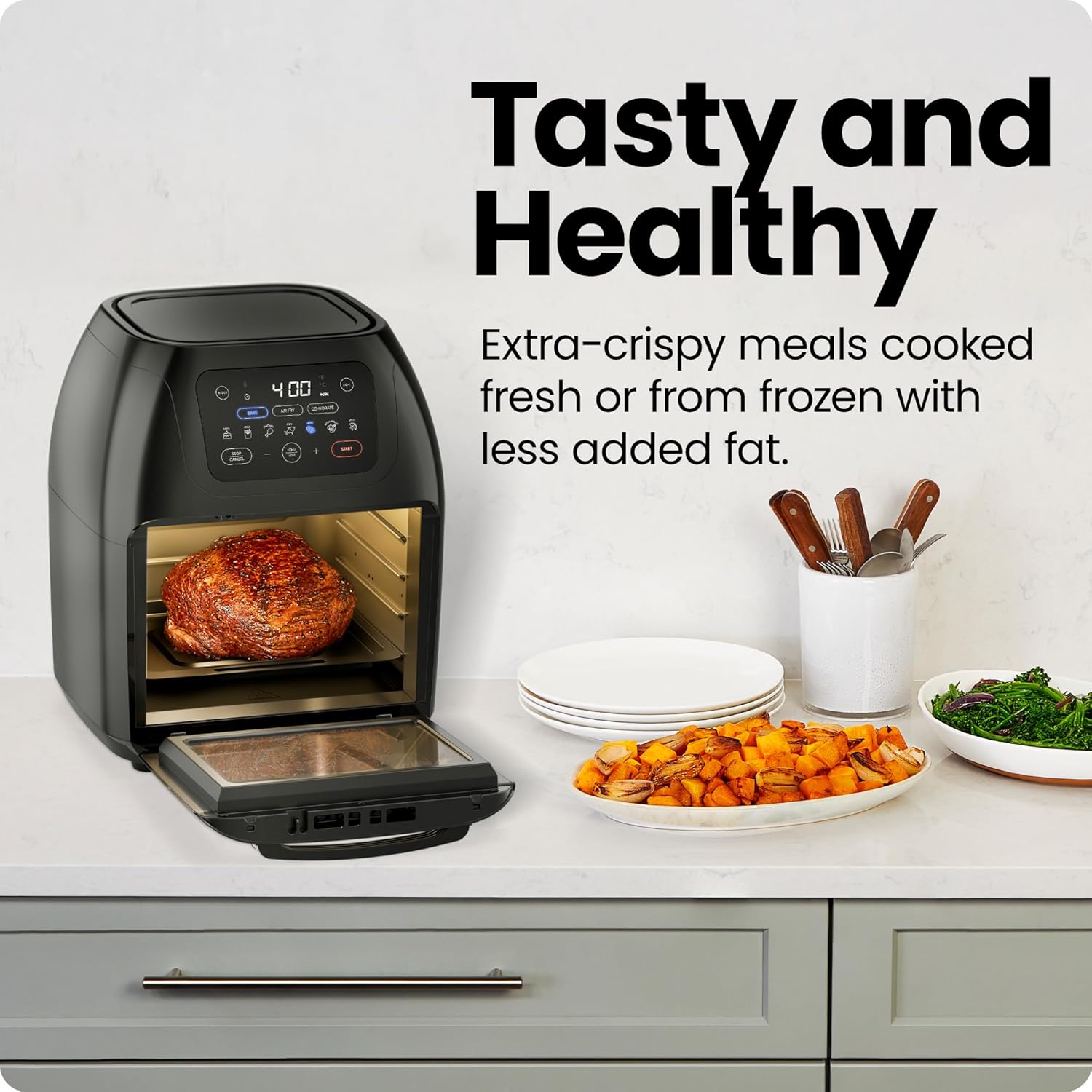 Multifunctional Digital Air Fryer - Rotisserie, Dehydrator, Convection Oven