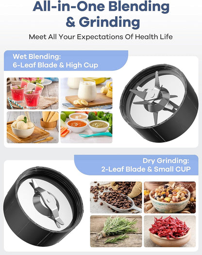 Smoothie Blender, 900W Blenders for Shakes and Smoothies