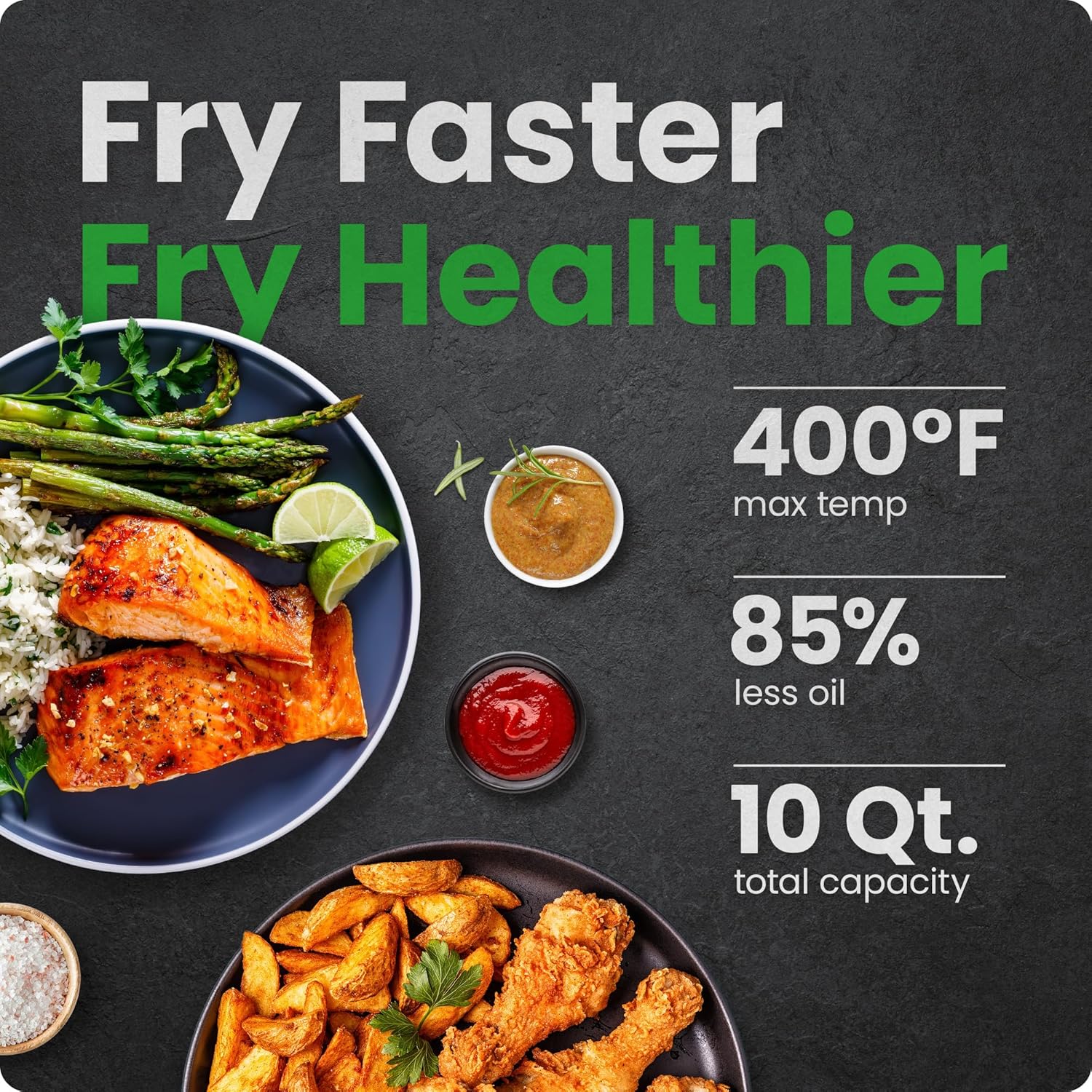 Multifunctional Digital Air Fryer - Rotisserie, Dehydrator, Convection Oven