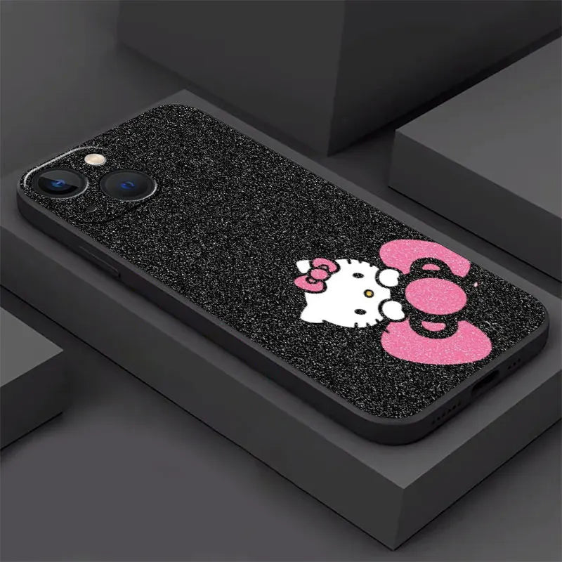 Hello Kitty Black Silicone Cover