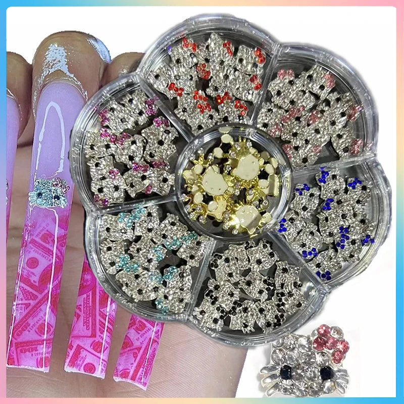 Kawaii Kitty Nail Charms