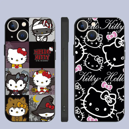 Hello Kitty Black Silicone Cover