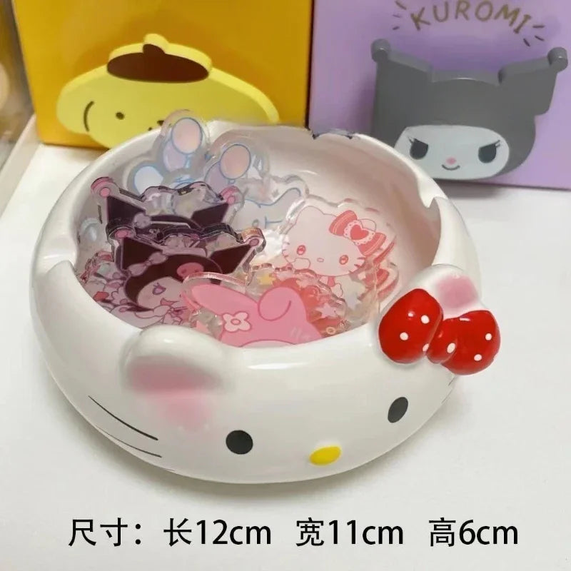 Hello Kitty Round Ashtray