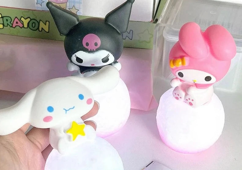 Hello Kitty Cinnamoroll lamp