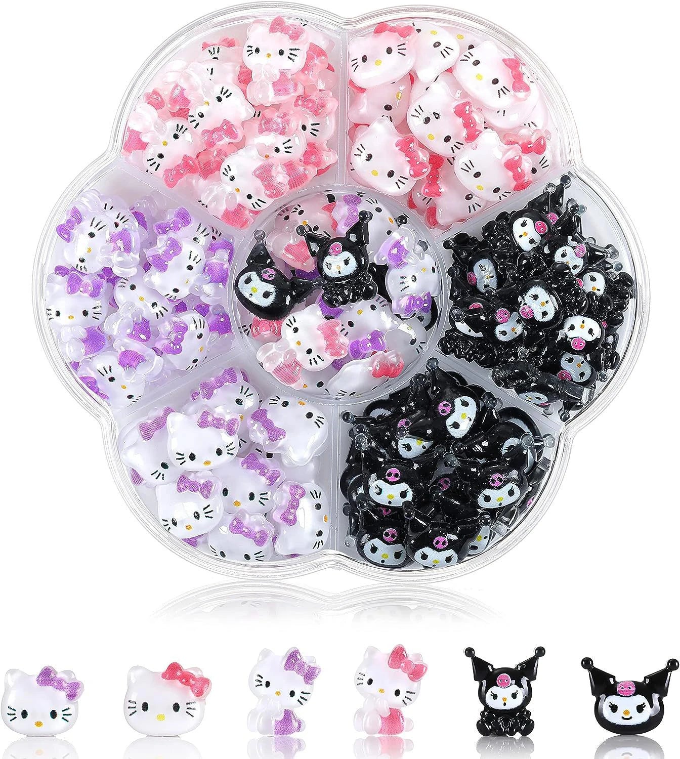 Hello Kitty Kuromi Nail Rhinestone Gems