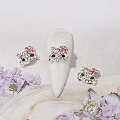 Kawaii Kitty Nail Charms