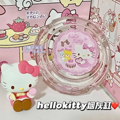 Hello Kitty Round Ashtray