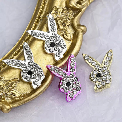 Luxury Nail Charms Alloy Metal Bunny