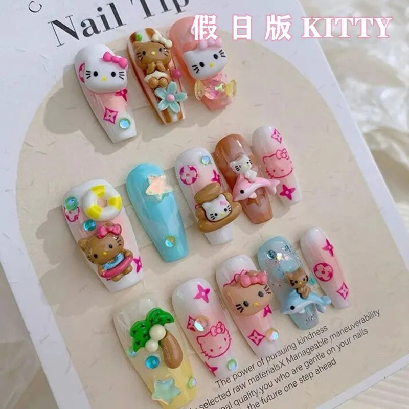 Hello Kitty Nail Art Accessories