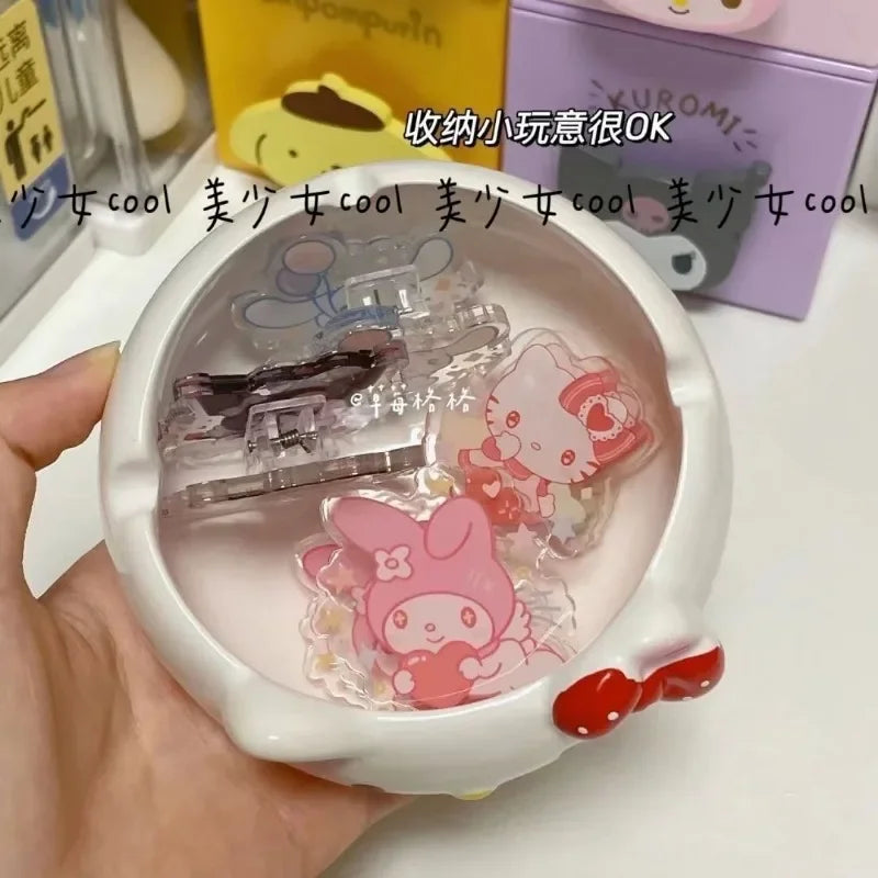 Hello Kitty Round Ashtray