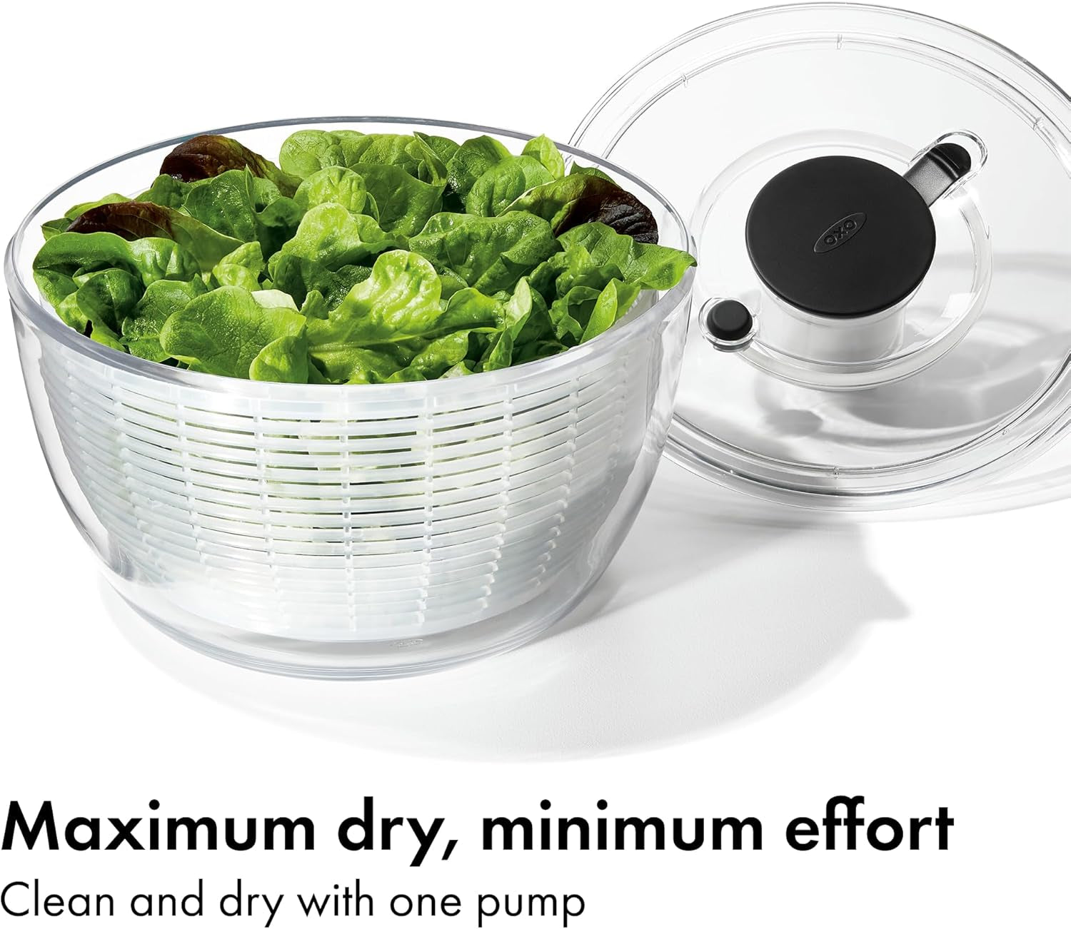 Good Grips Salad Spinner | Fruit Washing Bowl with Strainer 